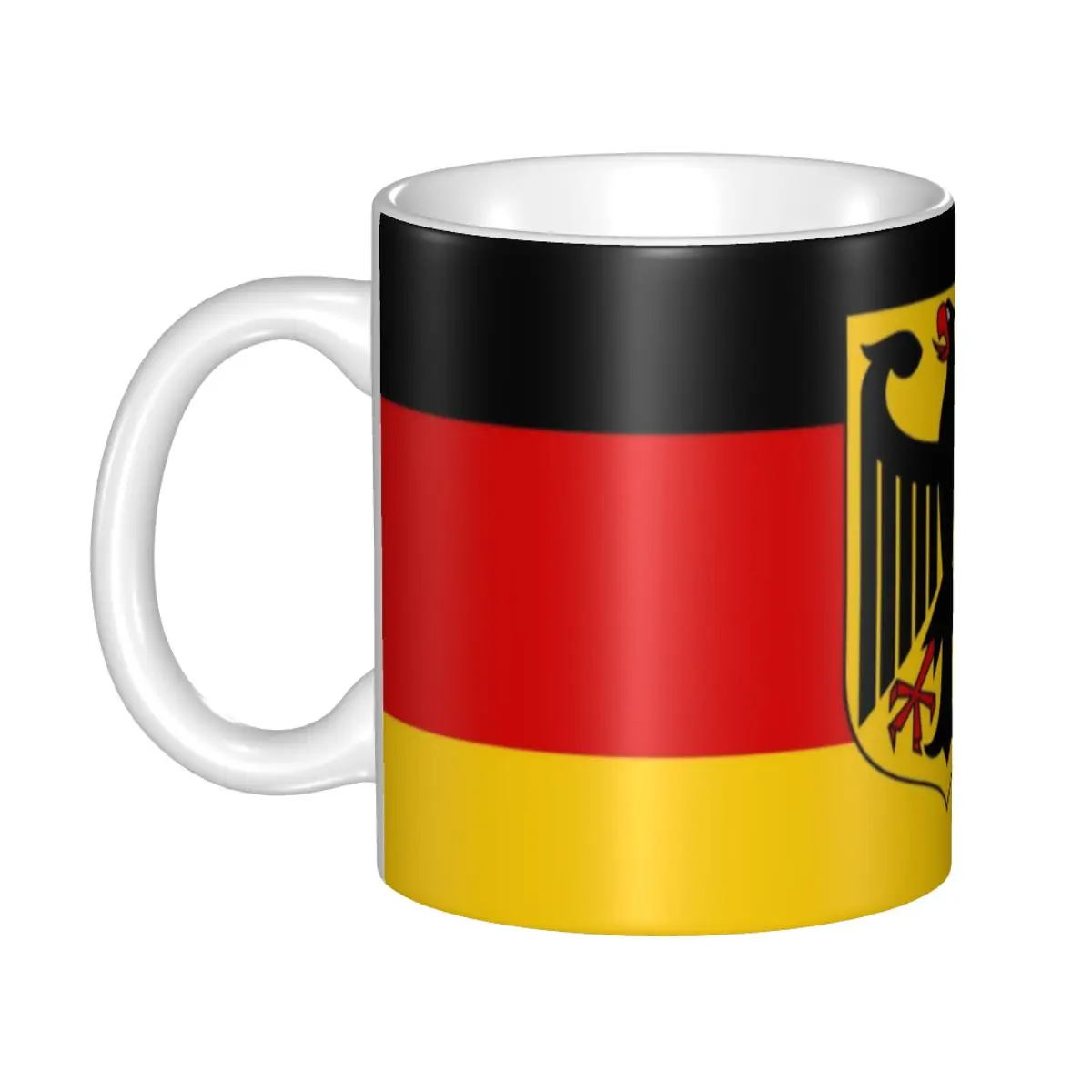 

German Empire Flag Coffee Mug DIY Personalized Ceramic Milk Tea Mug Cup