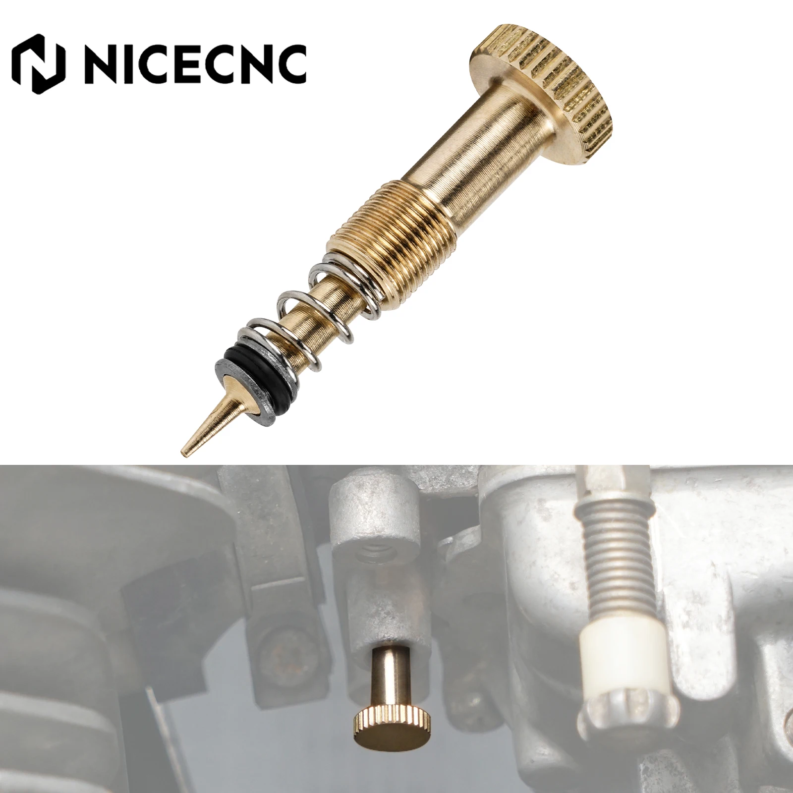 For 1996-2025 Suzuki DR 650 S DR 650 SE Carburetor Pilot Air Mixture Screw DR650S DR650SE DR 650S DR 650SE DR650 S DR650 SE