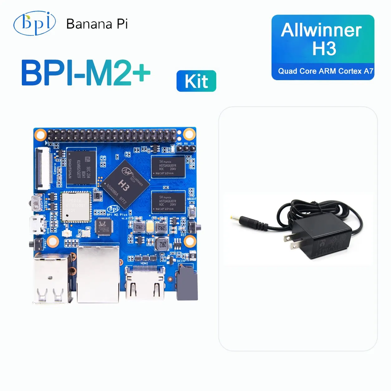 Banana Pi BPI-M2+ Open-Source Hardware Development Board Hot-Selling Bundle
