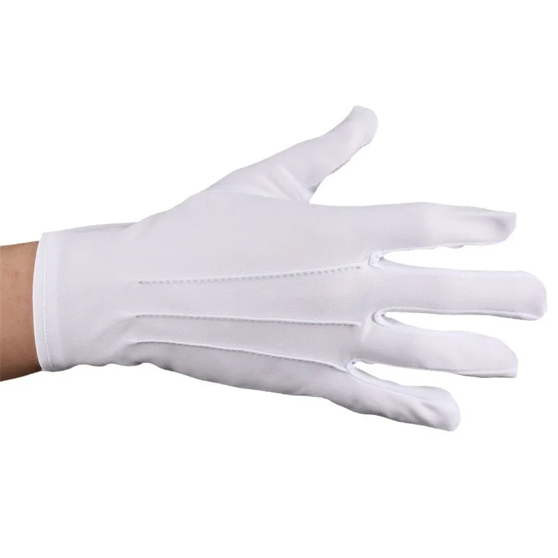 1PC White Cotton Work Gloves for Dry Hands Handling Film SPA Gloves Ceremonial High Stretch Gloves Household Cleaning Tools