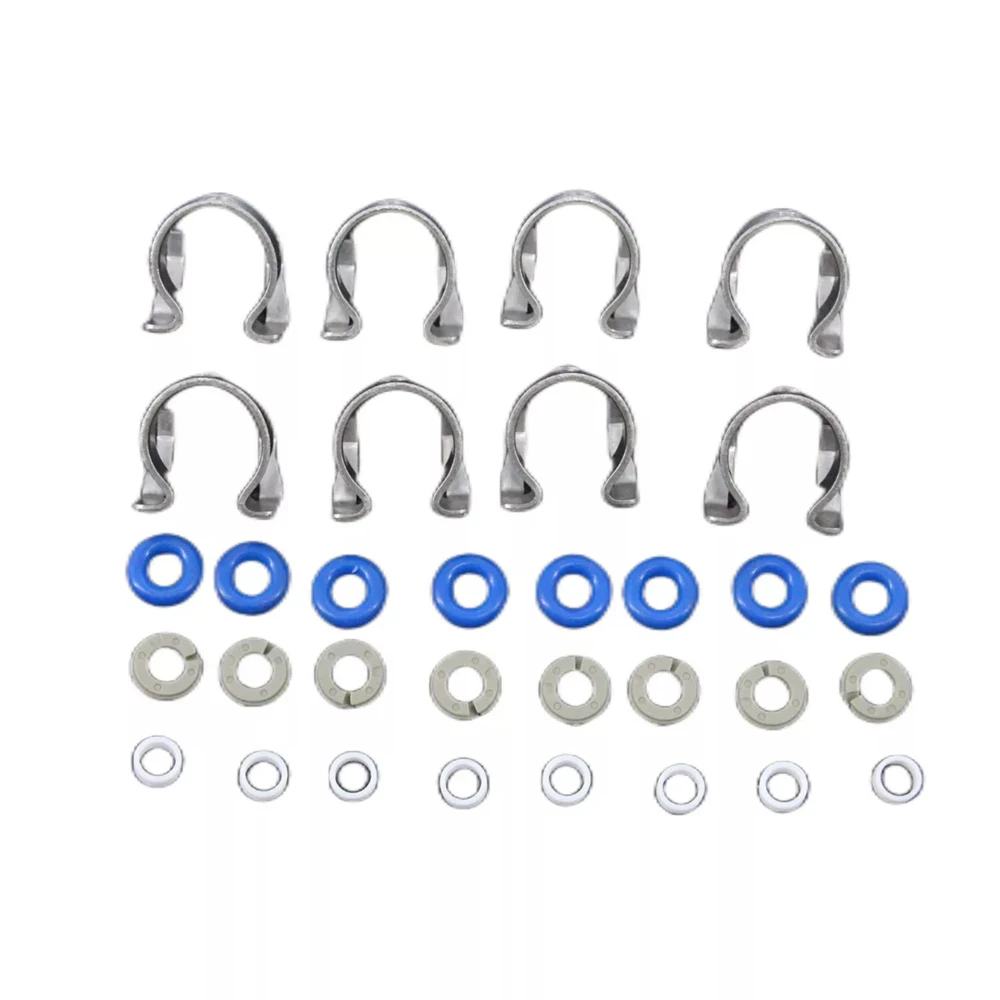 

for Range Rover 8 Set Fuel Injectors Repair Seal Kit for Jaguar 5.0L 0261500105 Accessories