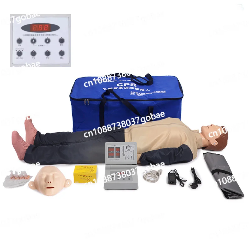 Full Body Adult CPR Manikin/Mannequin CPR Emergency Training Simulator  Artificial Respiration Training Dummy Medical Training M