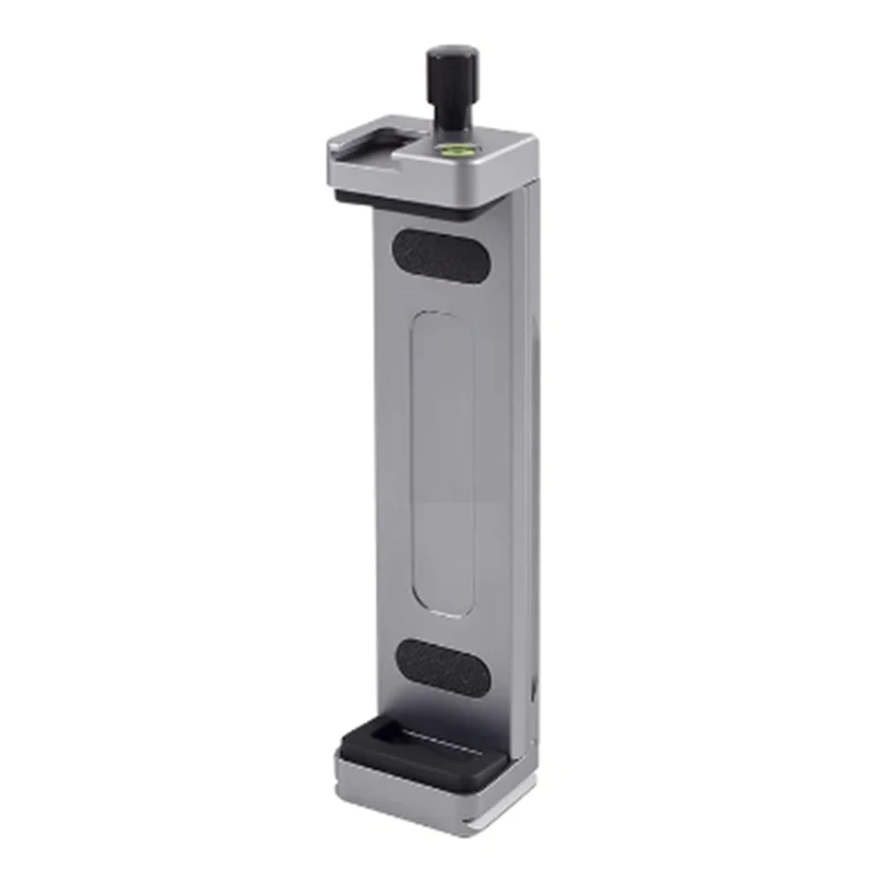 

Universal Aluminum Alloy Tablet Phone Stand Holder Clip Tripod Adjustable Bracket For Mobile Phones Durable (Silver-Gray)