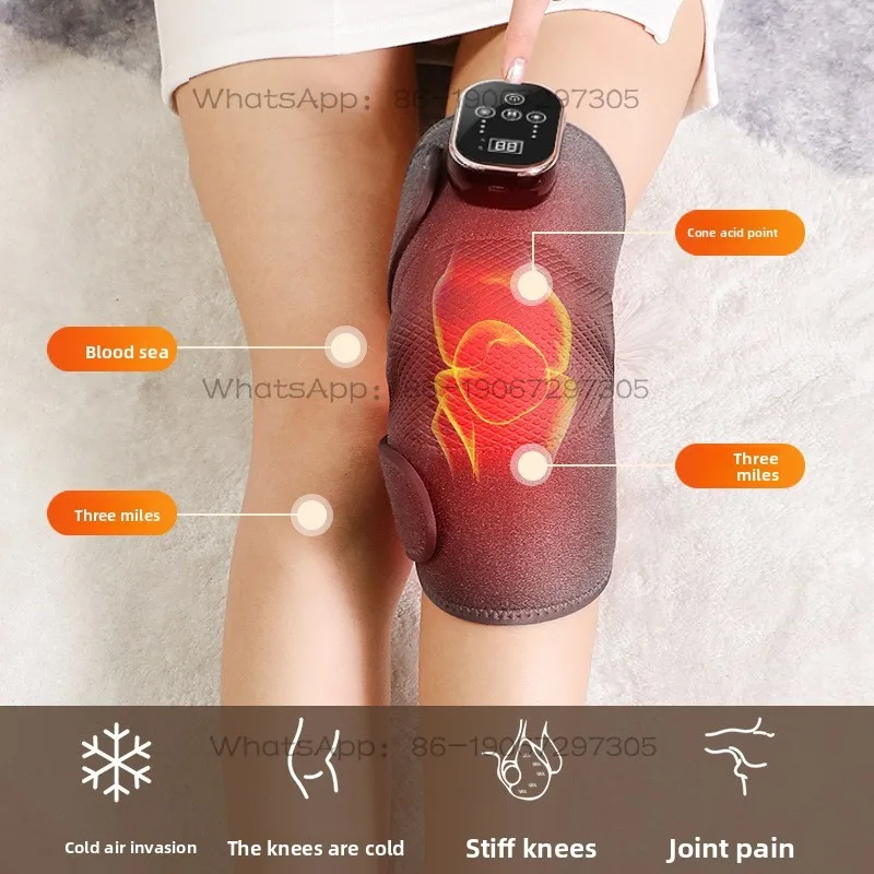Electric Heating Knee Joint Protector, Hot Compress for Cold Legs, Warm Therapy Device, Heated Knee Massage