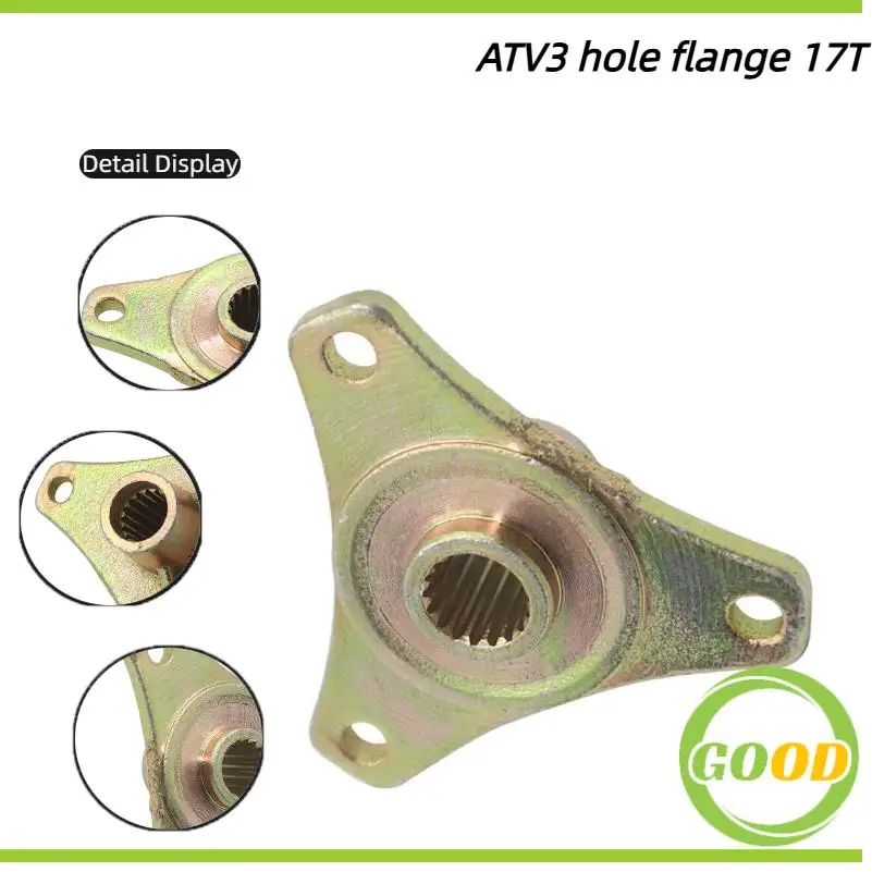

3-hole flange 17T suitable for Chinese 50cc 110cc 125cc tire go kart Buggy go kart ATV UTV four-wheel bike accessories