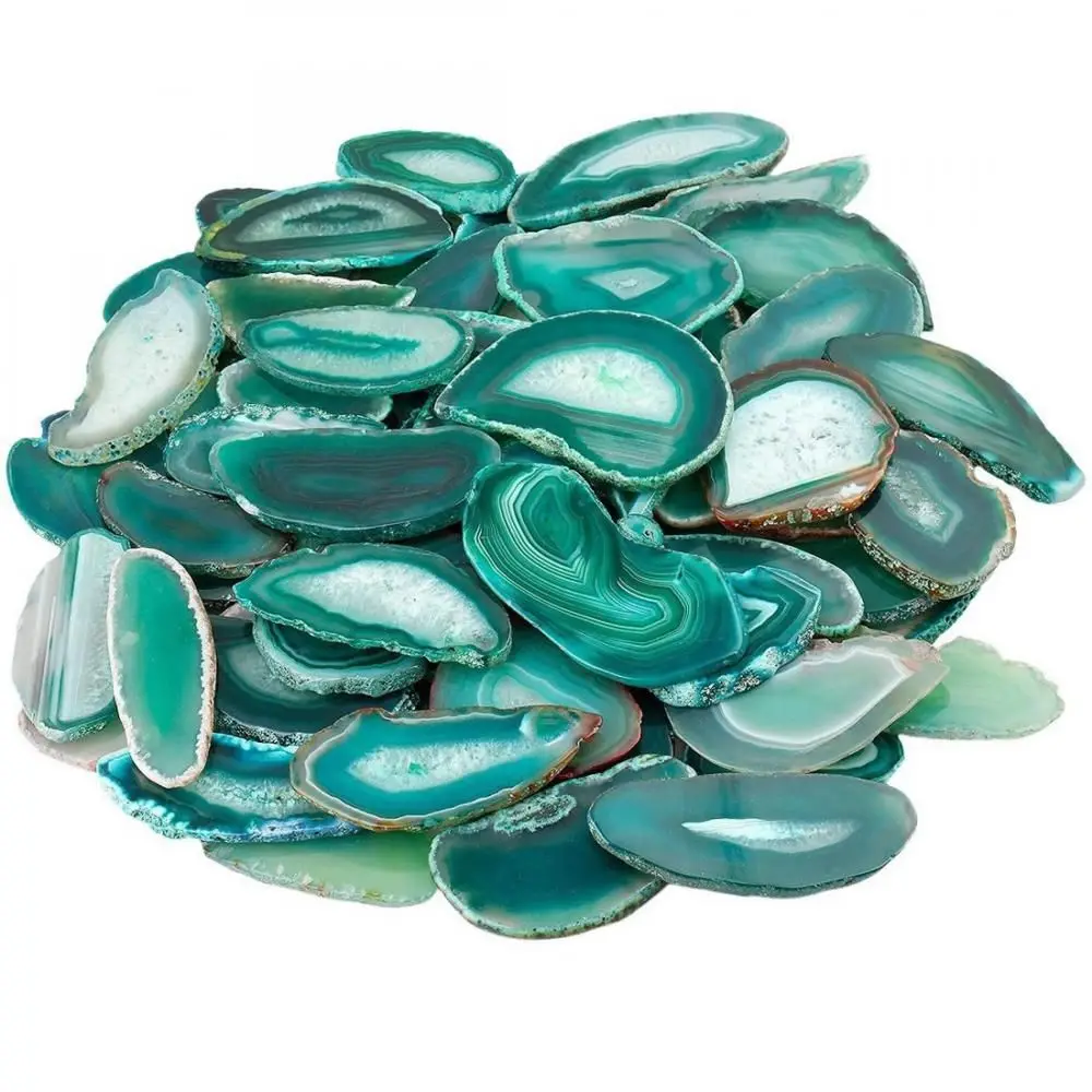 Irregular Brazil Healing Reiki Stone Home Decoration Quartz Pendant DIY Jewelry Accessories