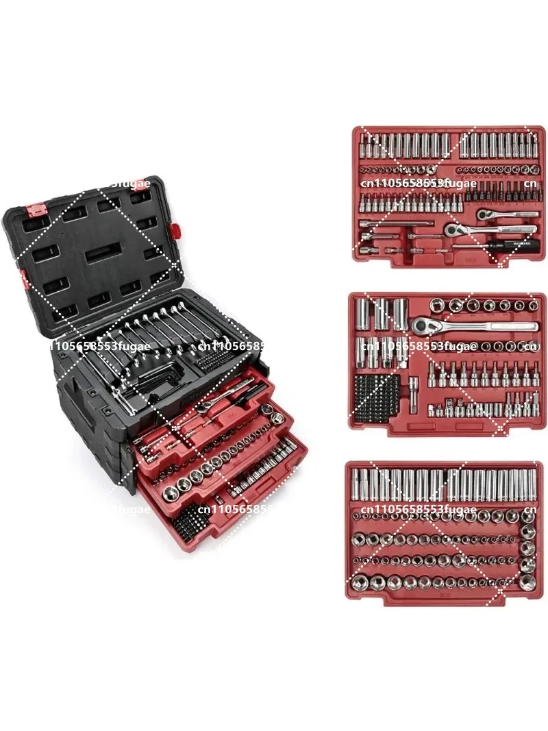 Mechanics Tool Set, Universal Professional Tool Kit with Heavy Duty Storage Case