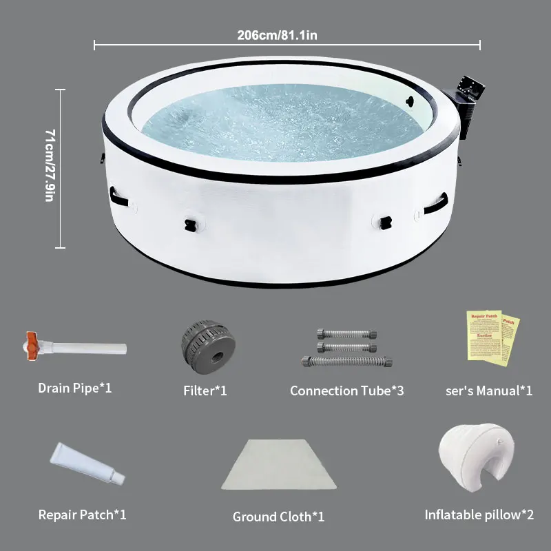 STLF الساخن بيع الأسرة الاطفال حمام سباحة بولي كلوريد الفينيل الأطفال حمام سباحة قابل للنفخ للمدرسة في الهواء الطلق سبا بركة حوض استحمام ساخن #2