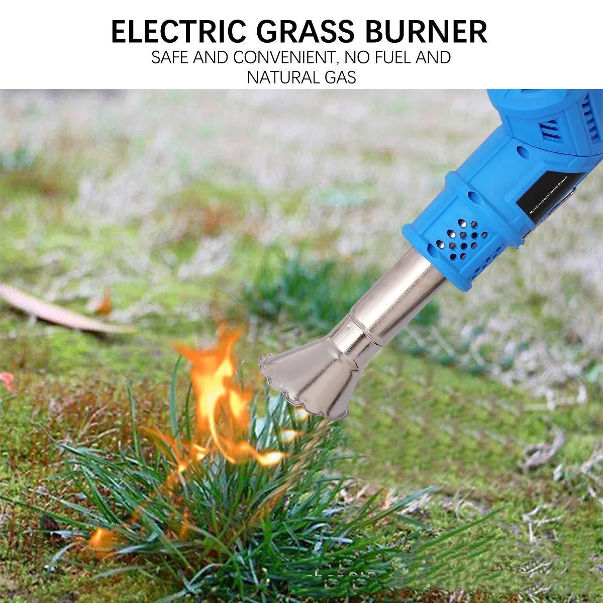 Multi-functional electric grass burner weed machine