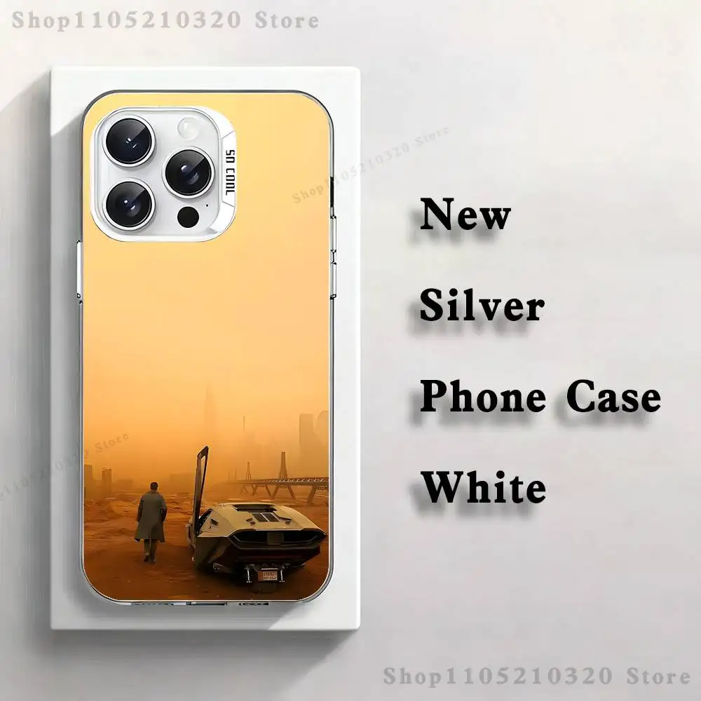 B-Blade R-Runner 2049 Phone Case For iPhone 17,16,15,14,13,12,11,Pro,Max,Plus,Mini,XS,SE Anti Fall White Matte Hard Bumper