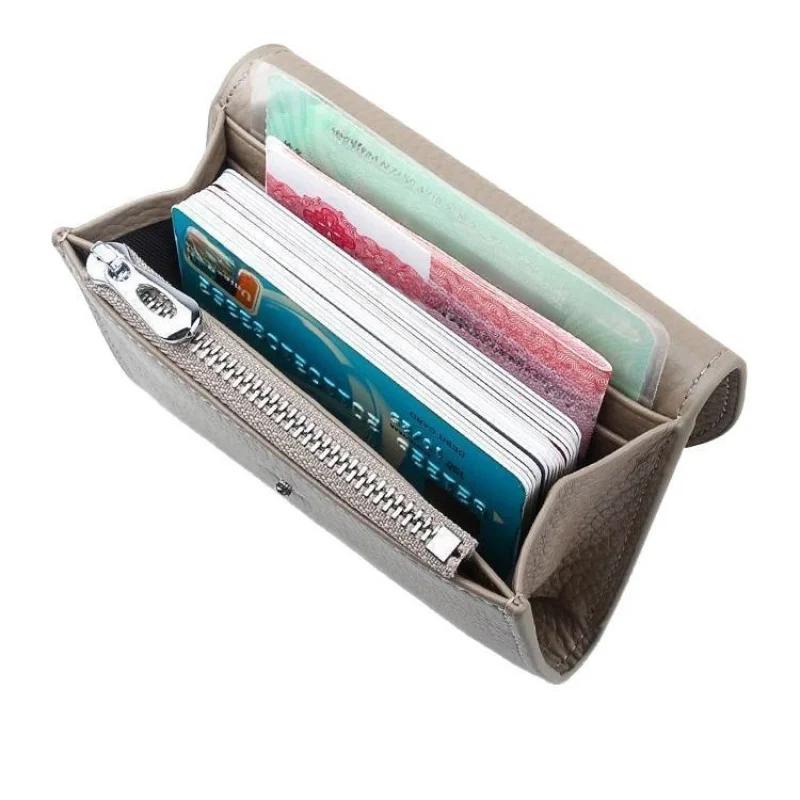 Ultra-thin Coin Purse Men's Short Mini Simple Small Wallet Women's Card Holder Coin Pouch Card Sleeve2024New