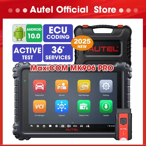 Autel MaxiCOM MK906PRO MK906 프로 진단 스캐너, ECU 코딩 진단 도구, OBD2 스캐너, 업데이트 MK906BT MS906