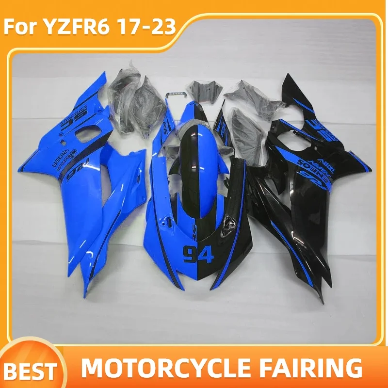 YZFR6 2017 2018 2020 2023 100% Fit Injection Motorcycle Fairing Kit for YZF R6 YZF-R6 17-23 ABS Plastic Body Rebuild Bodywork