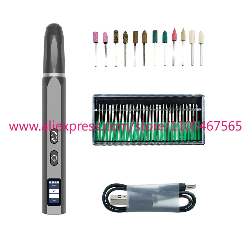 1Pcs Sanding Pen Mini Sander Nail Art Jade Engraving Polishing Special Tools Electric Sander view 5