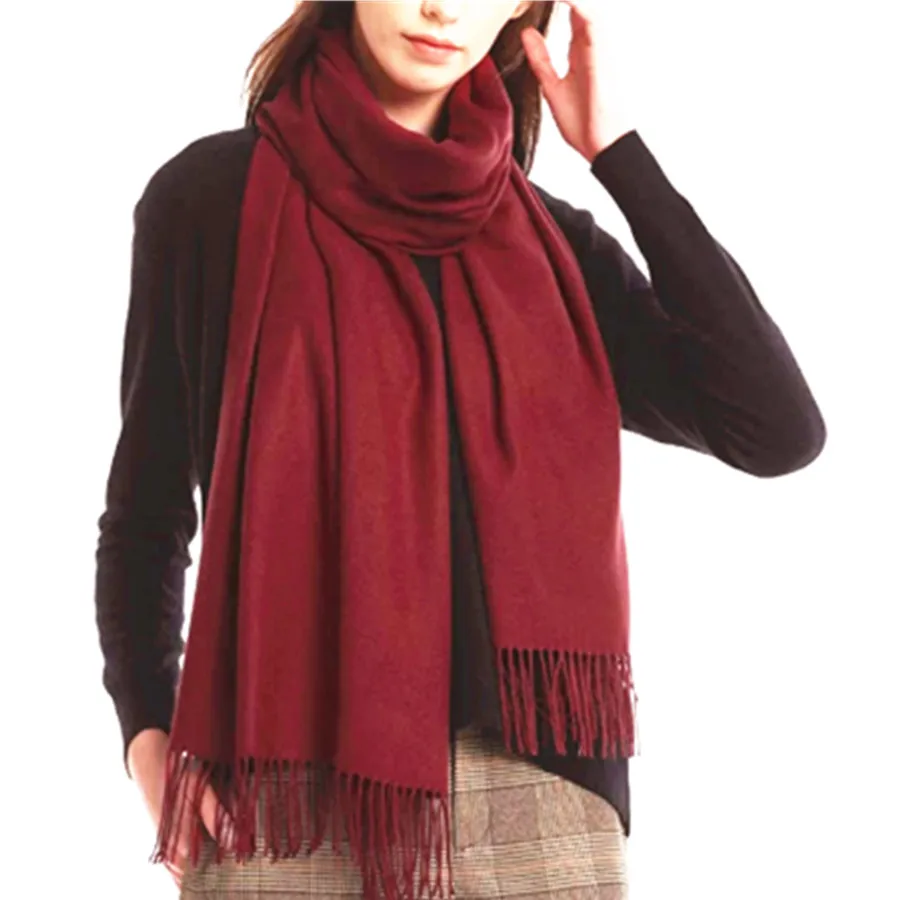 Fashion soft warm Blanket Scarves for Women Womens Winter Scarf Cashmere Feel Pashmina Shawl Wraps