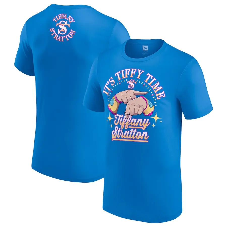 Men's Light Blue Stratton It's Tiffy Time T-Shirt