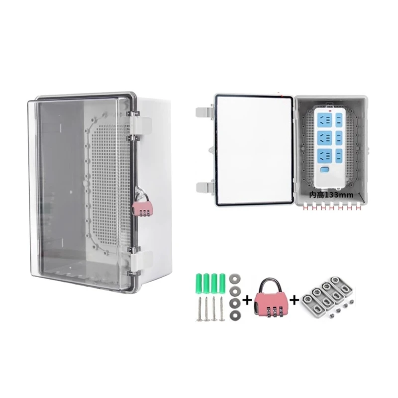 652F Strong Waterproof Power Outlet Cover Locking System For Garden Camping Safety