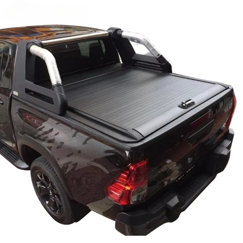 Zolionwil Manual Hard Retractable Roll up Pickup Truck Bed Tonneau Cover for Toyota Hilux g Vigo Revo 2023-2025 2026