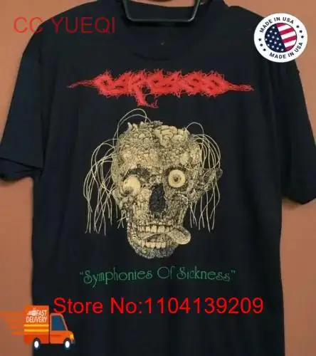 Carcass Symphonies of Sickness Vintage T Shirt S 4XL long or short sleeves