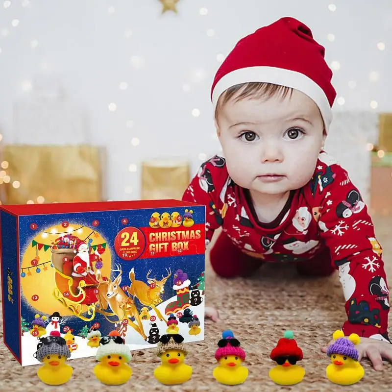 

Christmas Advent Calendar Christmas Countdown Calendar Bath Toys 24pcs Christmas Countdown Calendar With 24 Different Rubber