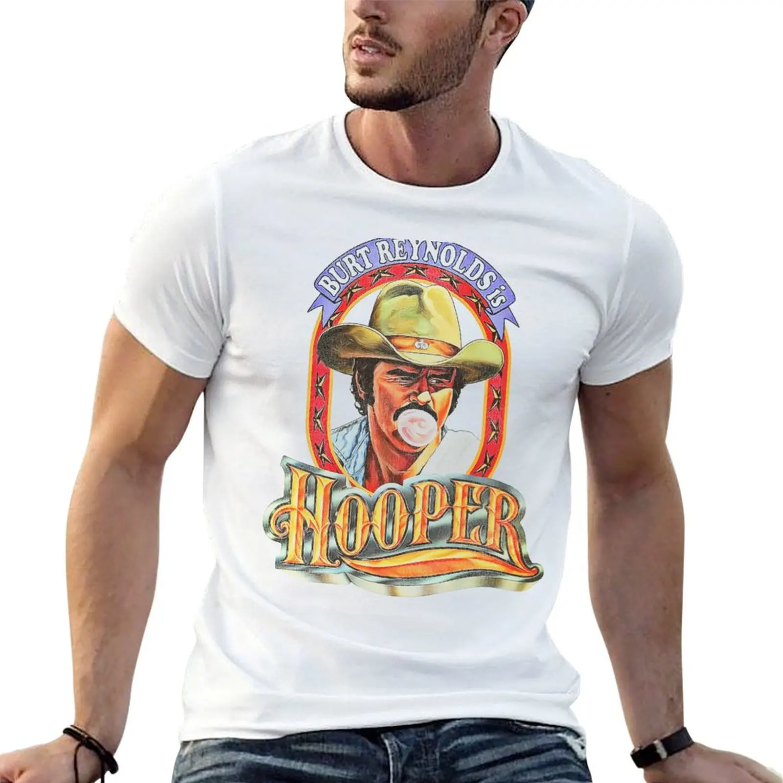 

Hooper The Greatest Stuntman Alive - Burt Reynolds T-Shirt man t shirts cotton man t shirt designer T-Shirt