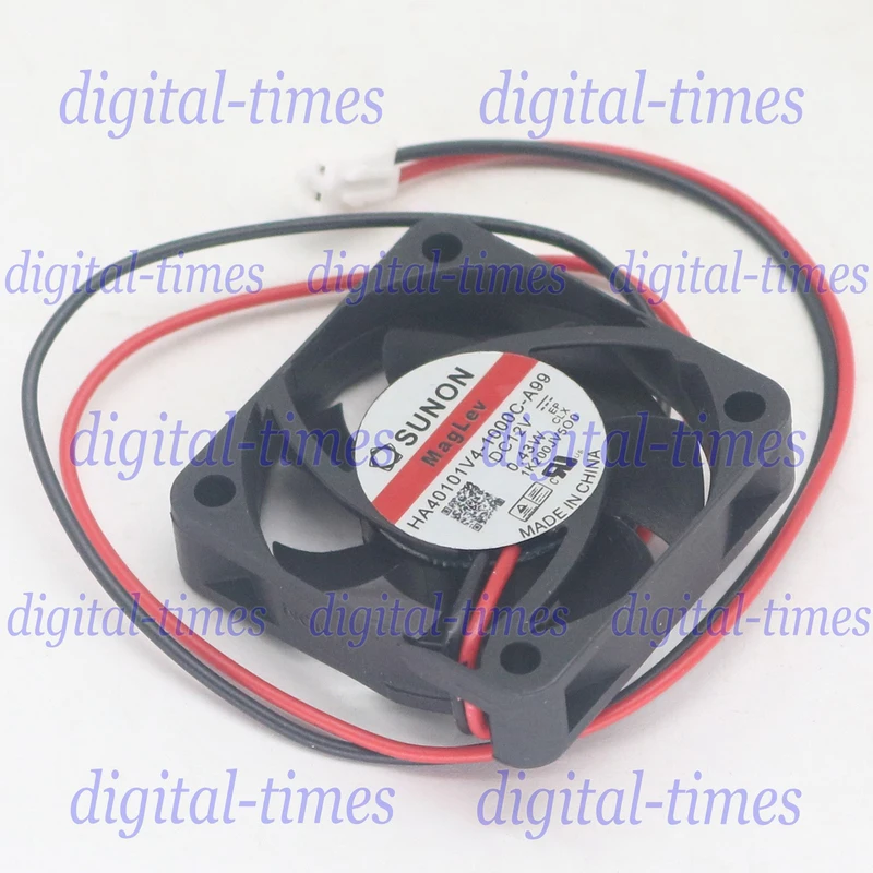 

A+for Brand New SUNON HA40101V4-1000C-A99 DC12V 0.43W 4010 4cm 2 wire cooling fan#LJ