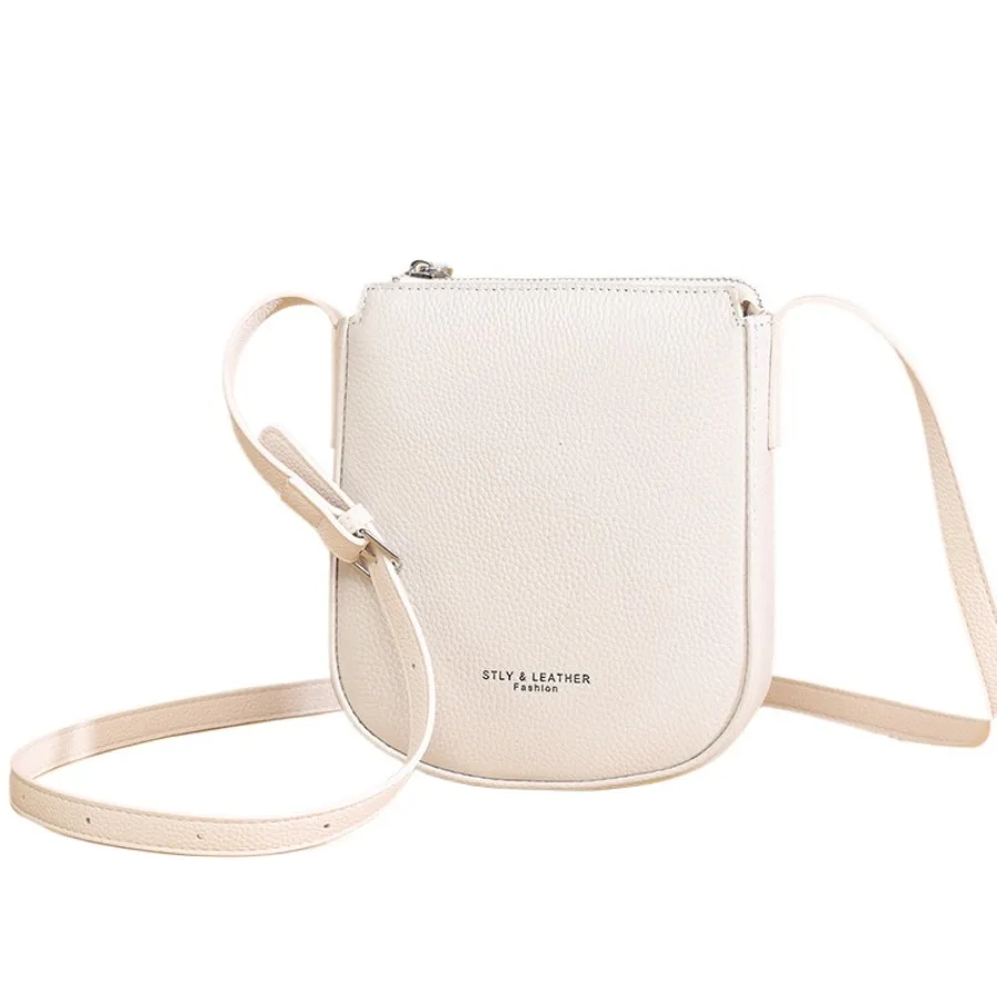 

New trend coin purse fashion solid color simple multifunctional side convenient cell phone bag mini slanting cross women's bag