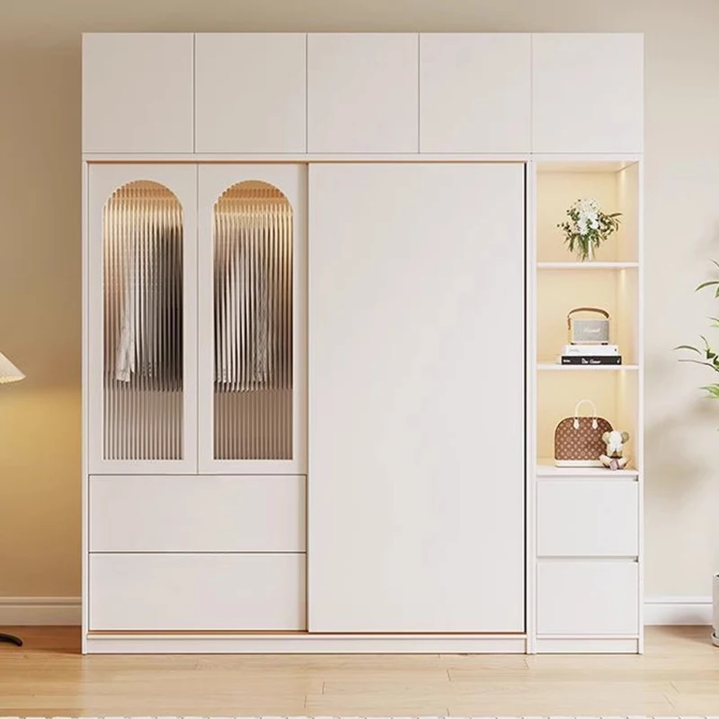 Storage Cupboard Wardrobe Organizer Bedroom Clothes Closet Partitions Shelf Drawers Wooden Guarda Roupa Lounge Suite Furniture