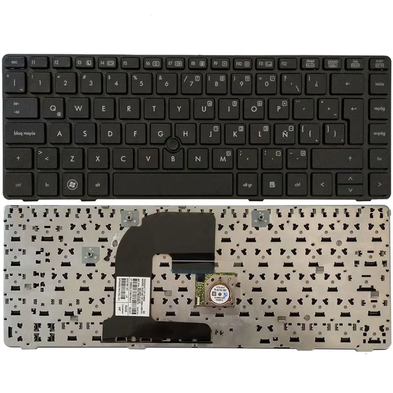 Pop Latin laptop Keyboard For HP EliteBook 8470B 8470P 8470 8460 8460p 8460w ProBook 6460 6460b 6470 with frame/Point Stick