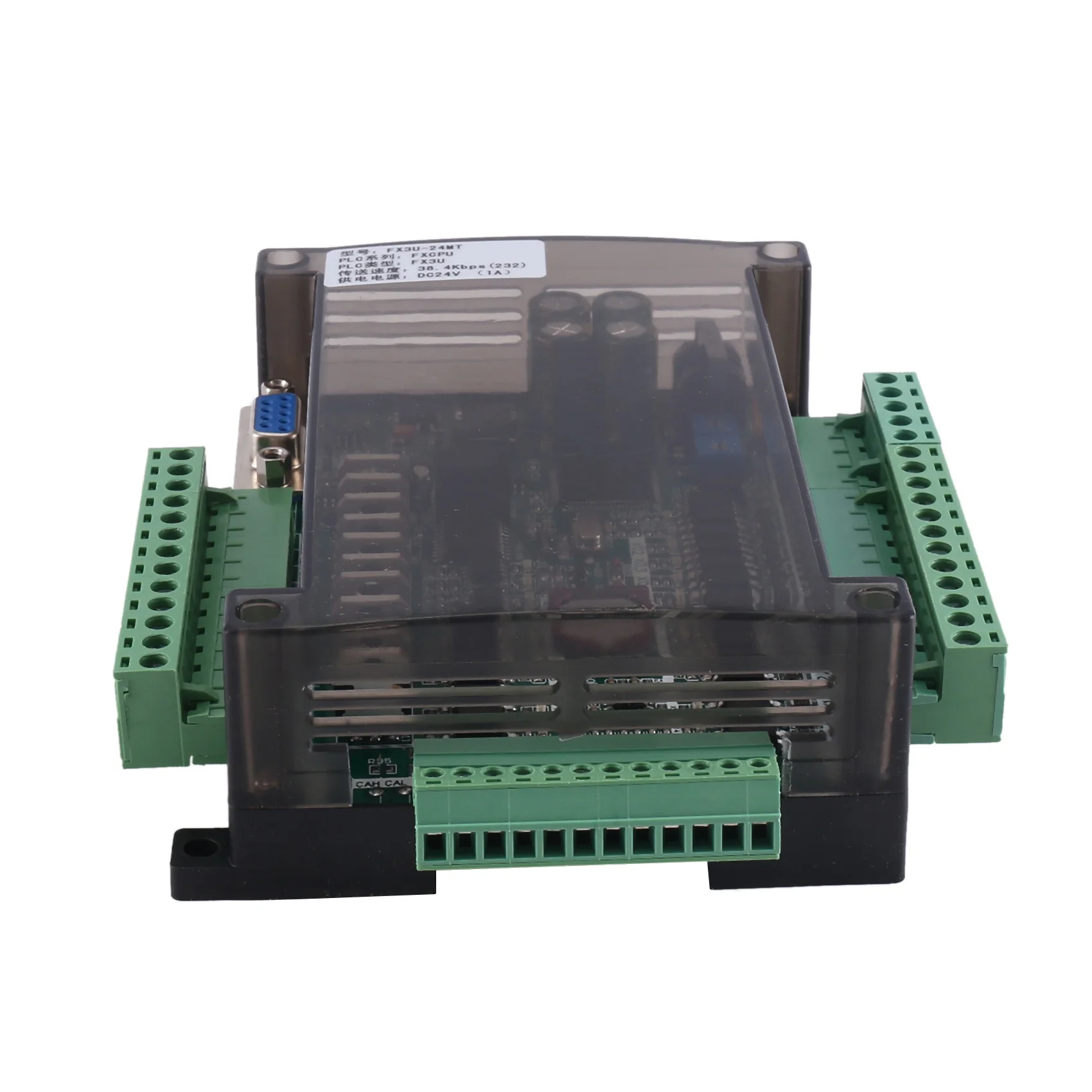 THIVN-1 Piece FX3U-24MT PLC Industrial Control Board 14 Input 10 Output 6AD With 485 Communication And RTC (B)