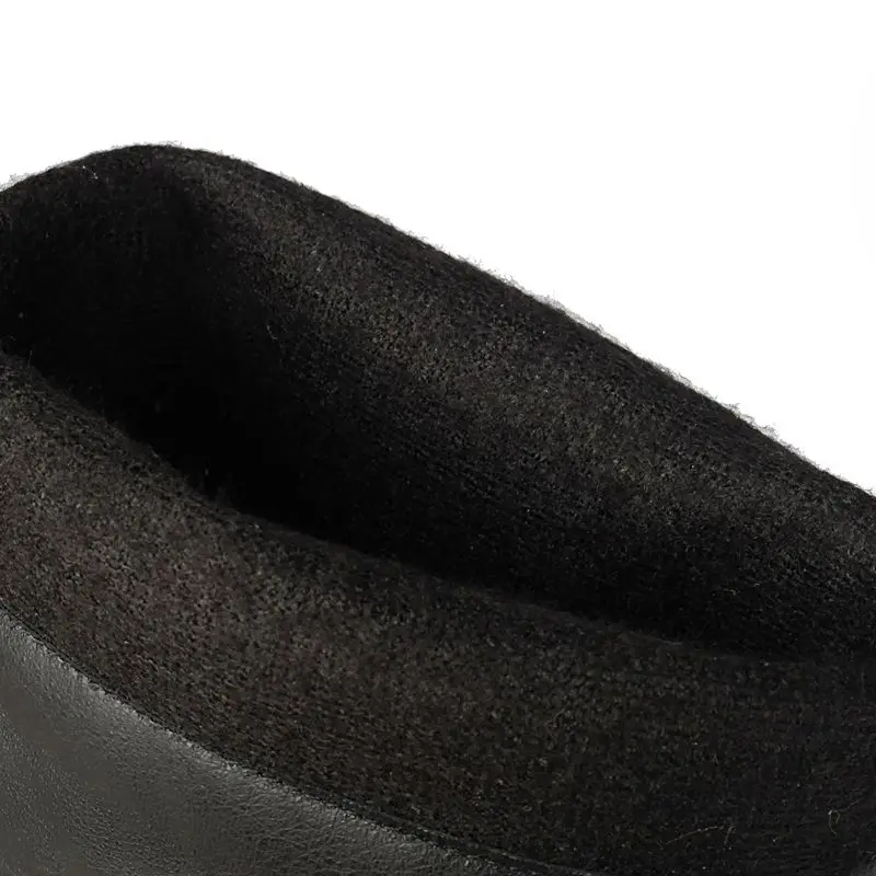 ORCHA LISA Fashion Fashion Vintage Women's Western Boots Square Toe 6cm Block Heel Slip On Rivets Big Size 48-50 Leisure Daily