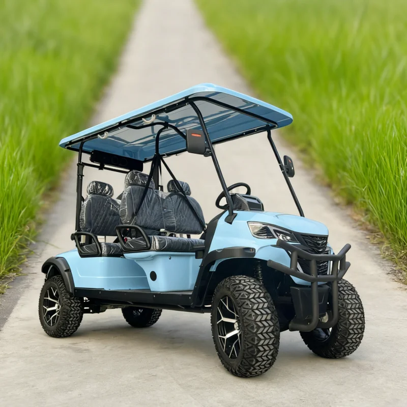 Chinese 2 4 6 8 10 Seater Electric Golf Carts Buggy Customization Off Road 4 Wheel Drive Golf Cart For Sale
