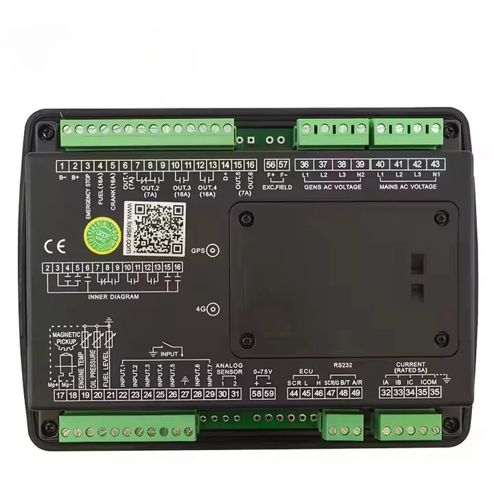 LXC6110N AMF Дизельный генератор, контроллер, ЖК-дисплей, контроллер автоматического запуска, детали генераторной установки, электронная панель Cuircuit Board
