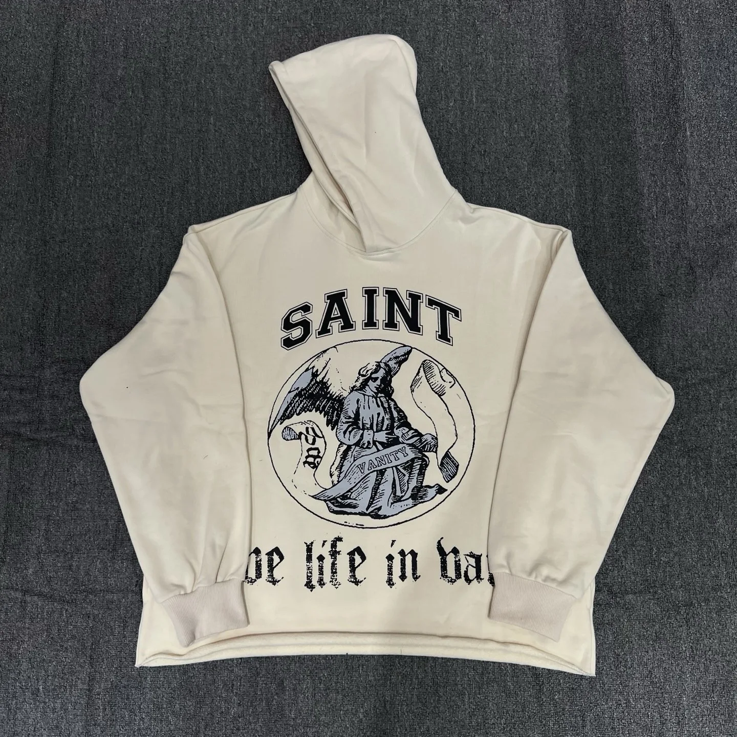 

Loose Casual Hoodie Sweatirt SAINT VANI Trendy Spring Autumn Winter ex Long Sve Hooded Jaet Streetwear
