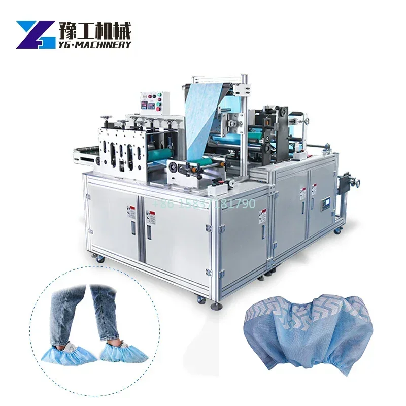 China Automatic Shoe Cover Making Machine Polypropylene Cover Machine Disposable Pe Film Shoe Cover Making Machine Manufacturer