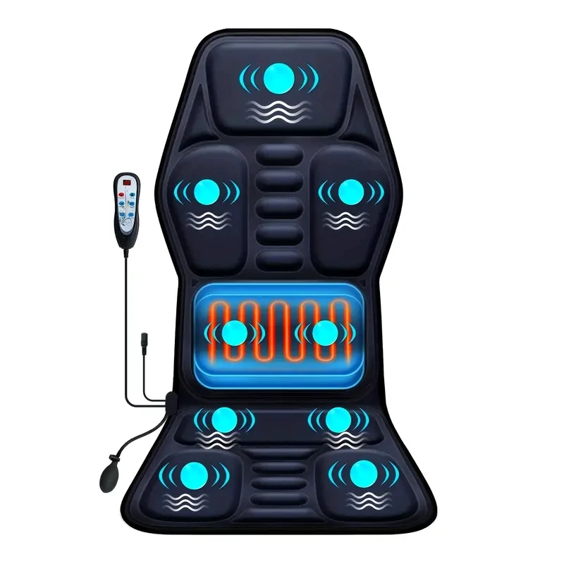 

Rechargeable Shiatsu Multifunctional Kneading Body Massage Cushion with Heat for Back Pain Relief