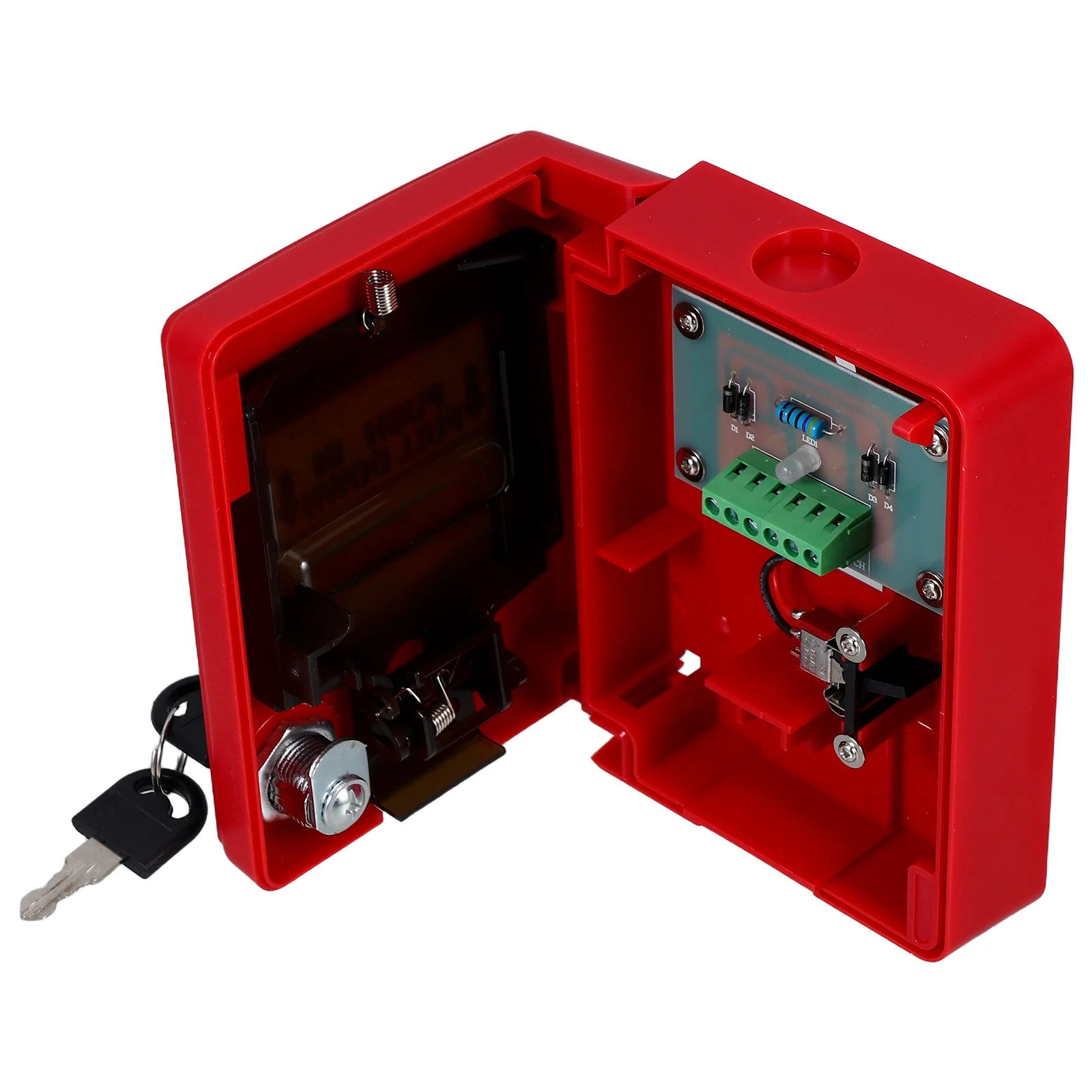 

Fire Alarm Button Emergency Stop Push Switch Resettable Manual Call Point Durable User Friendly Design Quick Activation