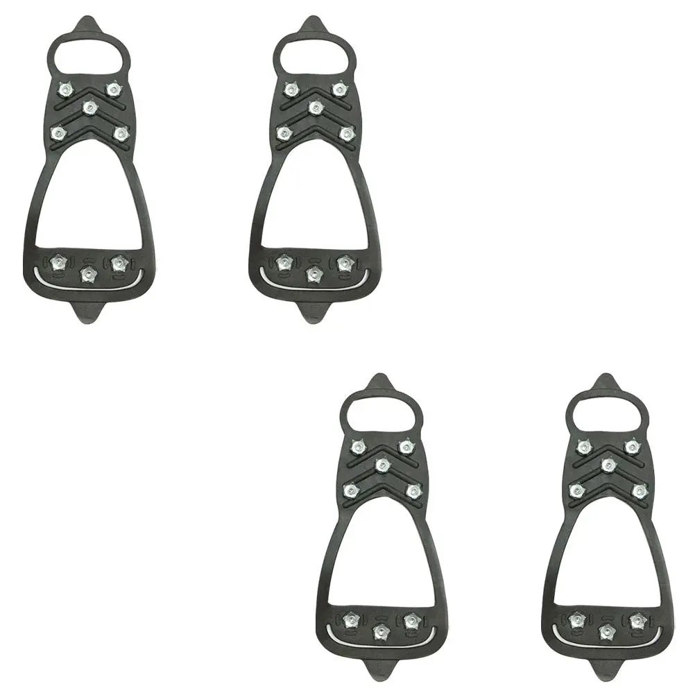 

4Pcs Non-Skid Crampons Ice Climbing Shoes Cover Durable Portable Lightweight Outdoor Gear Shoes Cover Anti-Skid Crampon