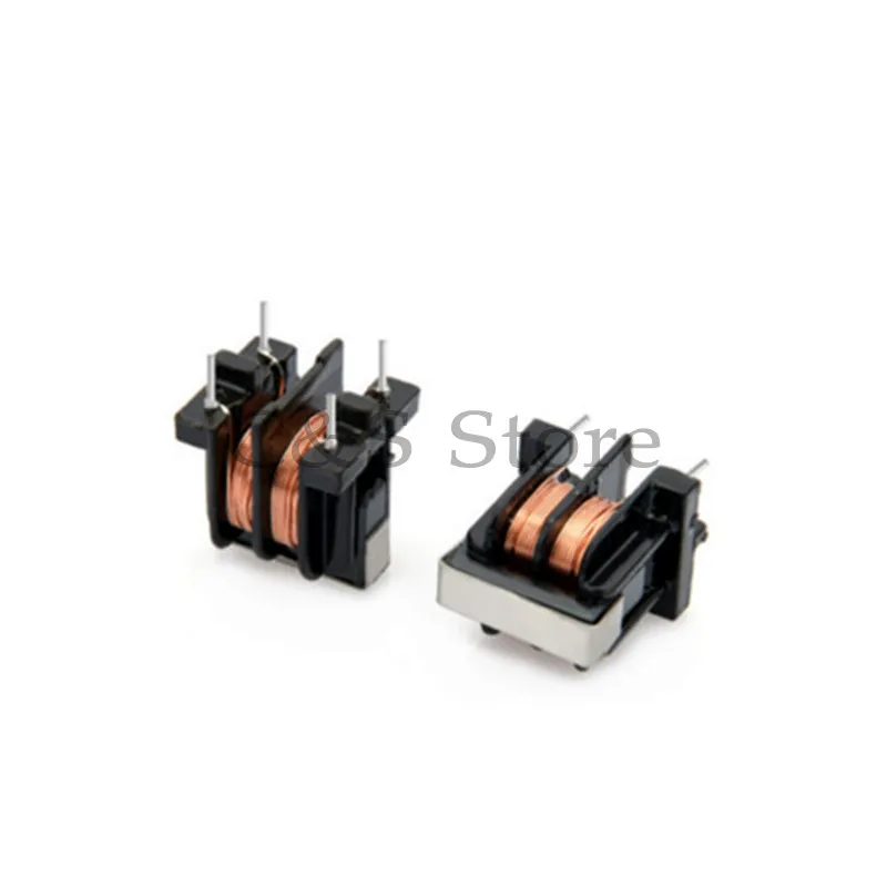 5pcs UU9.8 UF9.8 Common Mode Choke Inductor 10mH For Filter Inductance Pitch 7*8mm Copper wire