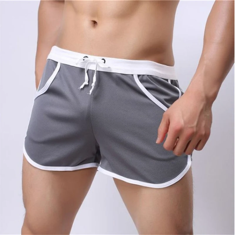 Short d\'athlétisme décontracté pour homme, maillot de bain de plage, gym, fitness, entraînement, ourlets fendus, séchage rapide, course à pied,