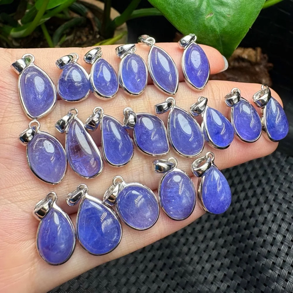 s925-natural-tanzanite-pendant-gemstone-reiki-healing-fengshui-gemstone-women-jewelry-holiday-gift-1pc