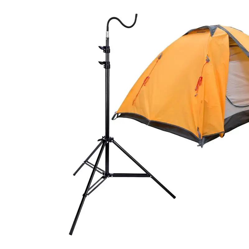 2m Light Stand Folding Telescoping Tripod Adjustable Durable Convenient Floor Lamp Holder Tripod Outdoor Camping Accessories