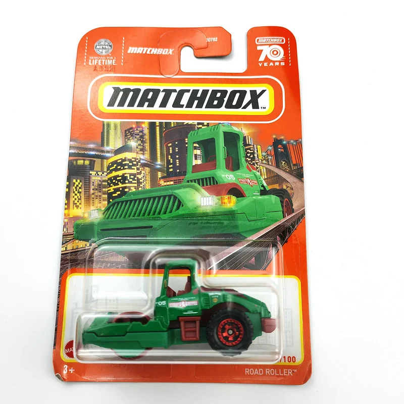 2023 Matchbox Cars ROAD ROLLER 1/64 Die-cast Model Car Toy Vehicles