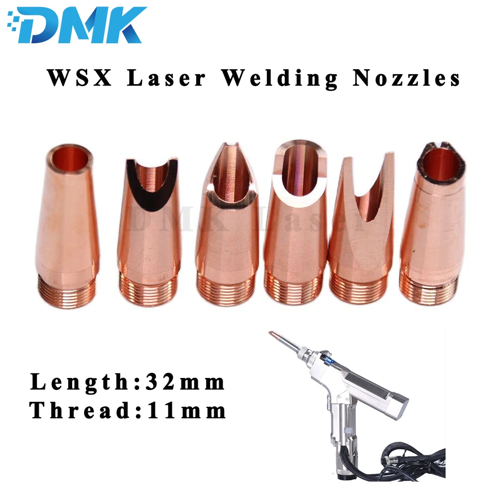 Ugello per saldatura Laser a fibra M11 WSX ND18 alimentatore ugello per saldatura portatile Laser in rame per pistola per saldatura WSX ND18