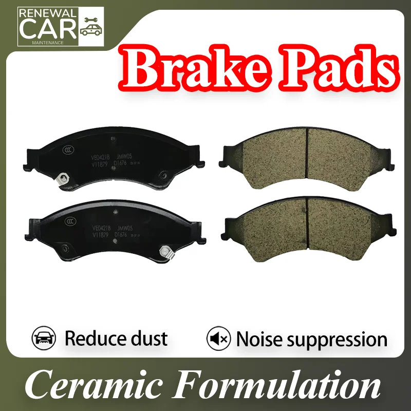 Pastillas de freno cerámicas D1676/1723410 para frenos de disco, adecuadas para camionetas Ford RANGER, Mazda BT-50