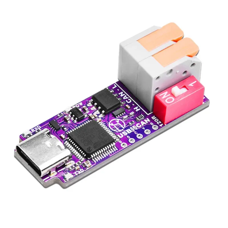 USB to CAN Bus Analyzer Debugger Module, Industrial Communication Converter, Plug-and-Play Driver-Free with Protective Enclosure