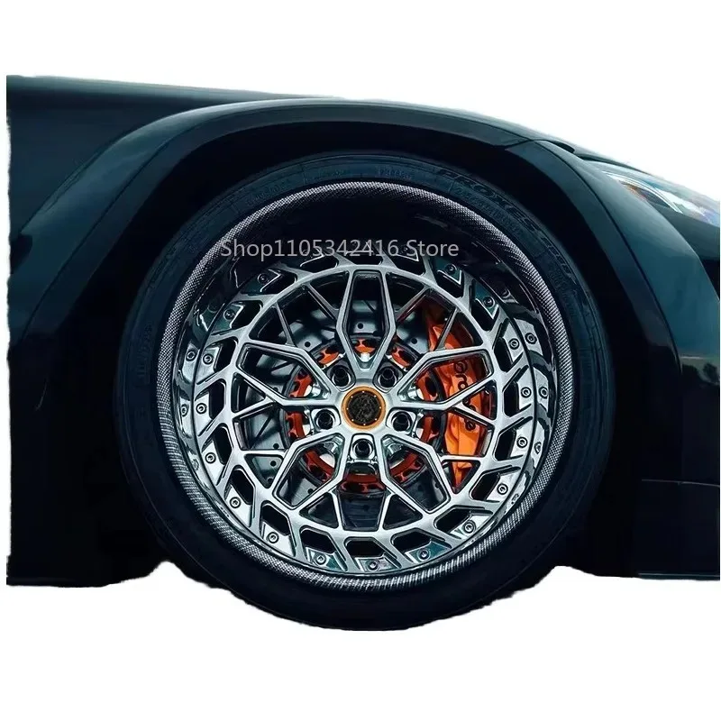 Luxury Custom 1-3 Piece Forged Alloy Carbon Fiber Wheel Rim 18-26 Inch 5x114.3 5x130 5x120 5x112 Deep Dish Car Rims