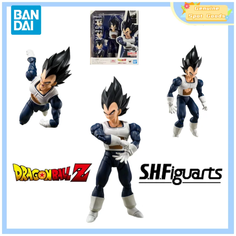 

Genuine Bandai Dragon Ball SHF Vegeta Older Style Battle Clothes Anime Action Figures Model Figure Gift for Toys Hobbies Kids