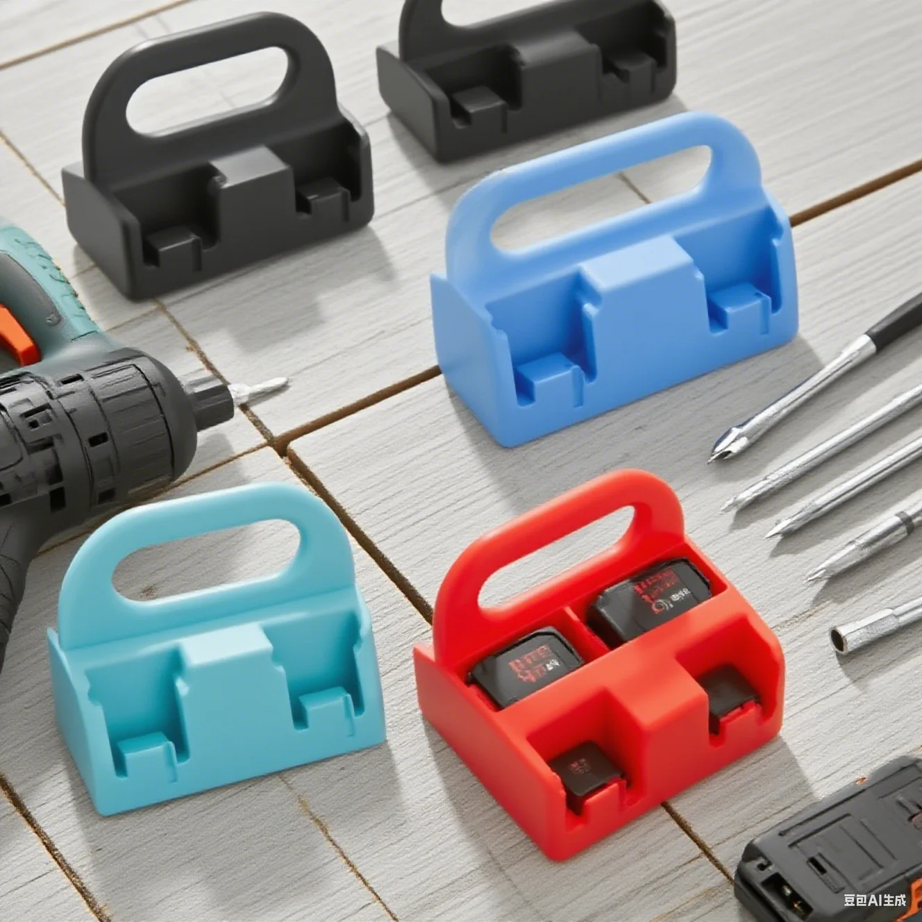 

Пластиковый держатель батареи, адаптер для BL1830 BL1840 14 В 18 В, стеллаж для хранения батарей, ящик для хранения батарей, электроинструменты