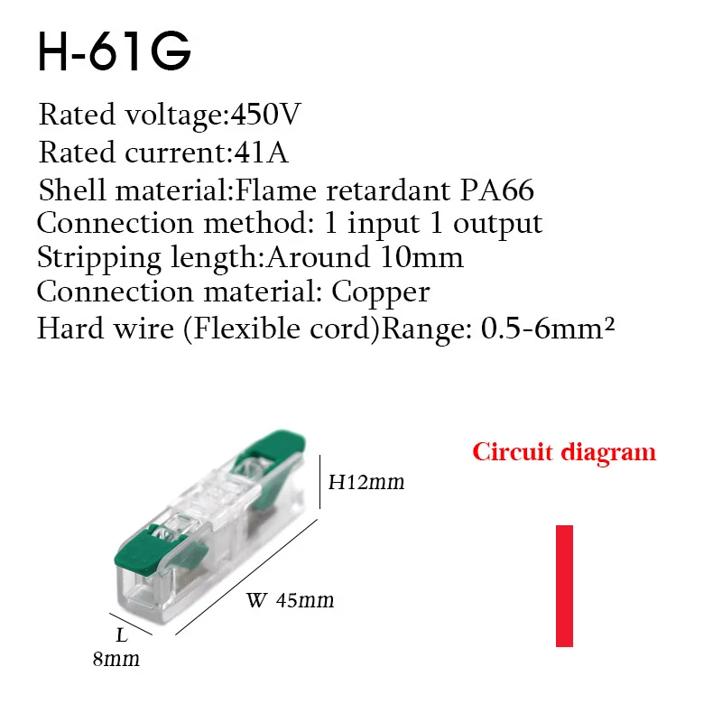 Wire Connectors, Electric Push-in Terminal Blocks
